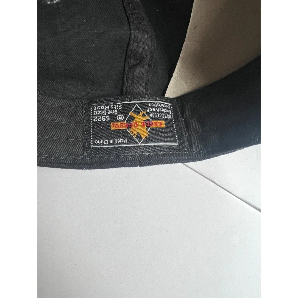 Eagle Crest Combat Medic Hat Mens OSFM Black Embroidered Military Badge Cap